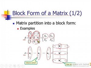 Basic Matrix Formulas