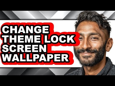 How to Change Theme Lock Screen Wallpaper (only Way)
