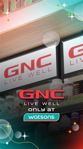 ICYMI: GNC is back, exclusively at Watsons—and it’s just the beginning! ✨ In January, get ready for 150 new GNC products to expand your wellness journey. For now, enjoy up to 40% OFF selected GNC products and a FREE membership with any purchase—only until 6 Jan! 💪 Follow Watsons on FB for more exclusive offers and exciting updates. Start your 2025 strong—shop in-store or online today at https://bit.ly/3VVHVGb 🛍️ #WatsonsSG #WatsonsSG #MyWatsonsFaves #GNC #WatsonsWellness #GNCLiveWell #WatsonsC