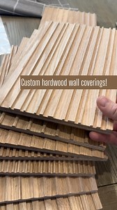 9K views · 83 reactions | We take a thick hardwood veneer, such as walnut, white oak, or white ash, and apply it to Baltic birch plywood, then CNC mill intricate designs into the hardwood top. These are just small panel samples, but the full sheets are 4x8 or 4x10 feet. I’m excited to show you more about this product! Keep an eye on my story for more details coming soon. #Woodworking #CNC #WalnutVeneer #InteriorDesign #Handcrafted #wallpanelling | Cory Wasmus | Facebook