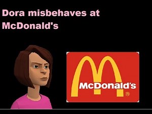 Dora misbehaves at McDonald's and gets grounded