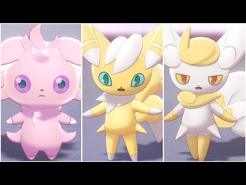 FULL ESPURR EVOLUTION TEAM! Shiny Espurr, Shiny Meowstic Female, Shiny Meowstic Male Moveset