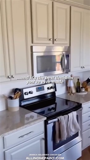 ALL-IN-ONE Paint by Heirloom Traditions on Instagram: "Making the decision to change your kitchen cabinets by painting them can be scary. That’s why with ALL-IN-ONE Paint we are with you every step of the way! From 100s of tutorials, to an amazing Customer Support team we are here to help you!! So comment SHOP to get 50% off your Kitchen Cabinet Paint Bundle! #interiordesign #KitchenEssentials #diyproject #womenwhopaint #kitchenremodel #kitchencabinets #cabinetpainting #kitcheninspo #heirloomtra