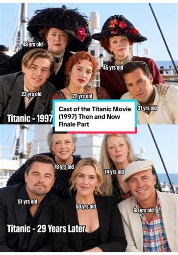 Cast of the Titanic Movie (1997) 🚢Then and Now (Final Part) #titanic #titanicsinking #titanic1997 #titanicmovie