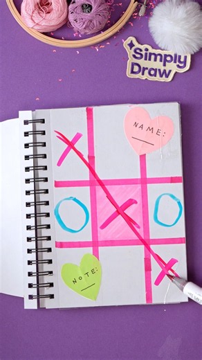 DIY Front Page 😵 + Tic Tac Toe ❌⭕ | MATH