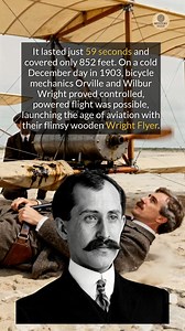 14K views · 161 reactions | In 1903, it took four flights in one day to prove powered human flight was possible. #history #didyouknow | Mystery Feed | Facebook