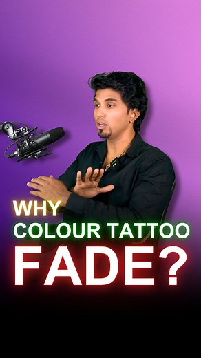 23K views · 516 reactions | Share it to someone who love color tattoo !! Why color tattoos fade faster ? Black tattoos last longer because carbon-based black pigment is more stable, better absorbed, and more resistant to UV and immune system attack. Colored pigments are more delicate, chemically less stable, and more prone to fading from sun and body processes. | Machu Tattoo Studio | Facebook
