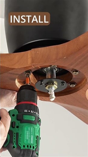 Easy Ceiling Fan Installation | Duclsaty Flush Mount Ceiling Fan #ceilingfan #ceilingfaninstall#diy