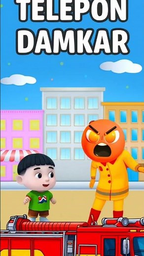 Telepon Damkar #animasi #kartun #videoanak #animation #cartoon