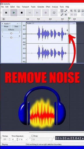 How to REMOVE BACKGROUND NOISE in Audacity