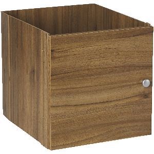 Horsen Cube Insert With Door Walnut