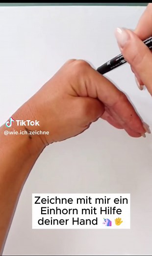 Einhorn zeichnen leicht für Kinder