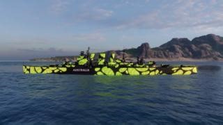 Tier X Cerberus' permanent camouflage represents the country of Australia. Heavily utilizing the national colors of Australia. | World of Warships