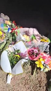 Flower memorial set up at Roy J Smith Middle School for Serenity Baker. | Killeen Daily Herald
