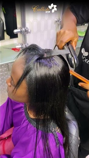 How to do easy sew-in weave tutorial #naturalhair #sew-in #locs #twostrandtwist #knot