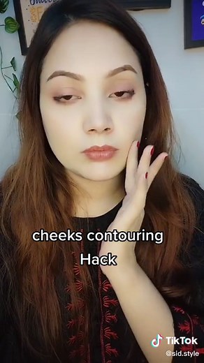 Unique Contouring Hack! Must try! Subscribe me on YouTube SIDRA Khan Makeup #hack #makeup #viralvideos #foryou #fyp #foryoupage