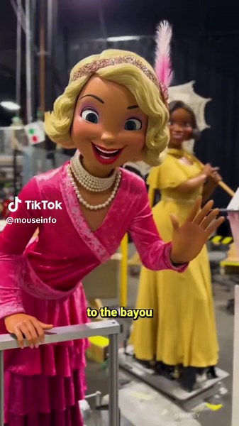 Nuevas figuras animatrónicas en Tiana's Bayou Adventure