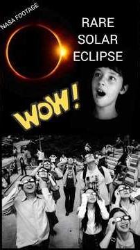 AMAZING SOLAR ECLIPSE live | NASA Footage #shorts #foryou #astronomy