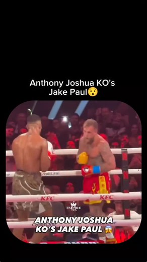 Empiretrek on Instagram: "🚨🥊 JAKE PAUL CLAIMS ANTHONY JOSHUA BROKE HIS JAW 🥶 DECEMBER 2025 – MIAMI, KASEYA CENTER Jake Paul (12-2) vs Anthony Joshua (28-4). The Netflix Boxing Showcase delivered one of the most brutal finishes of the year. Joshua, the former two‑time heavyweight champion, unleashed a devastating right hand in Round 6 that ended the fight instantly. Paul later said that the punch “broke his jaw,” highlighting the sheer power Joshua carries at heavyweight. After multiple knockd