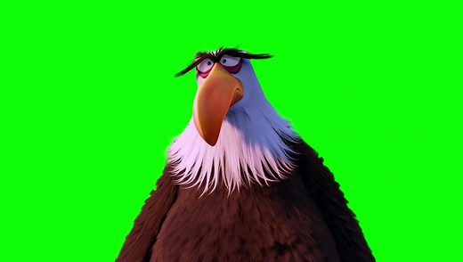 MightEaglesaying No -TheAngryBirdsMovie(Greenscreen)