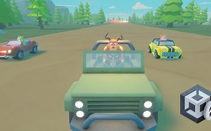 在Unity 6中制作马里奥赛车风格的竞速游戏