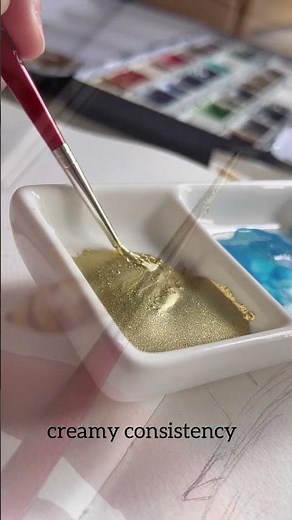SCHMINCKE ART TIPS: Using Aqua Bronze #schmincke #short #aquabronze