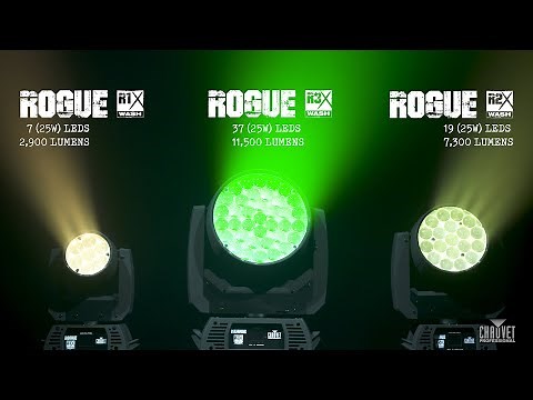 Rogue R1X Wash • R2X Wash • R3X Wash | CHAUVET Professional