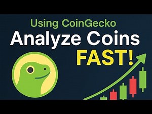 How to Analyze Any Crypto Before Investing Using CoinGecko (Full Beginner Guide)"