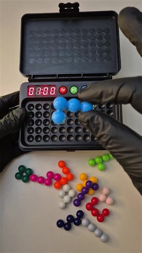 1-minute Kanoodle Challenge💙 #puzzle #kanoodle #kanoodlechallenge #game #asmrsounds