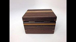 Handcrafted Exotic Hardwood Keepsake Box: Velvet Lined Memory Box - Etsy