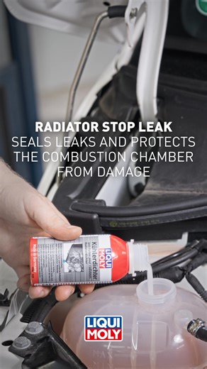 2.5K views · 25 reactions | Hairline cracks in the cooling system? ⚠️ Our Radiator Stop Leak detects and seals even the finest hairline cracks – ensuring long-lasting protection for the combustion chamber. ️ To the product  https://liqui-moly.to/ProblemsolverRadiatorStopLeak | LIQUI MOLY | Facebook