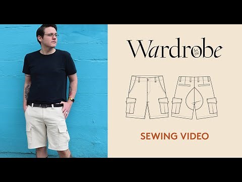 How to sew cargo shorts | Sewing Tutorial | Wardrobe By Me