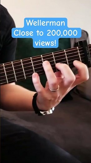 Wow! Wellerman fingerstyle guitar cover gets close to 200,000 views! #wellerman #fingerstyle