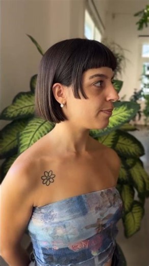 Precision Bob #shortsfeed #bobhaircut #bangs #bobcut #shortbob #shortbobhaircut