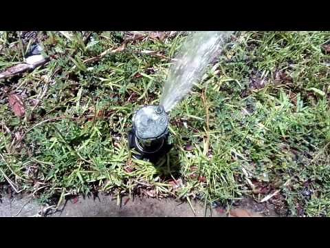 How to adjust a rainbird 5000 plus sprinkler head