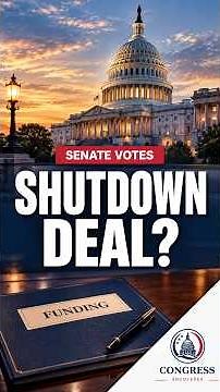 Senate Passes Shutdown Prevention Plan — What Happens Next