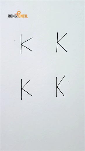 26K views · 159 reactions | Easy drawing with Alphabet  #art #drawing #easydrawing #pencildrawing | Rong Pencil | Facebook