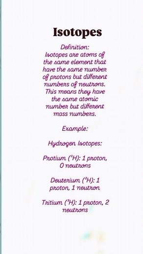 #isotopes #science #chemistry #education