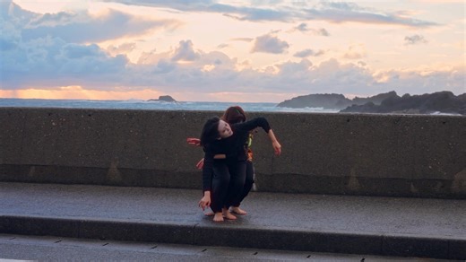 【🎥】さどの島銀河芸術祭2025／たぬき祭り クロージングイベント 海辺の舞踏（遊舞舎） フル尺 #佐渡 #佐渡島 #sadoisland #explorejapan #artfestival | さどの島銀河芸術祭