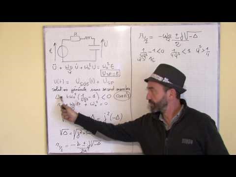 circuit en régime transitoire / III-3 solution de l'équation différentielle