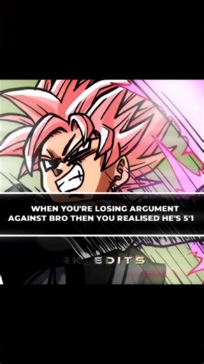 He Won the Argument… But At What Height? 💀 | BLACK GOKU | DRAGON BALL |