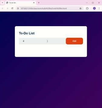 To-Do List application from scratch! This is a perfect project for beginners looking to practice