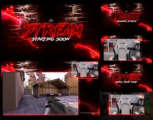 Animated Neon Stream Overlay Pack: Twitch, Youtube, Kick (WEBM Format) - Etsy