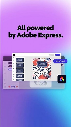 Design and Sell, All in One Place with Adobe Express and Spring