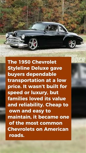 This Was Chevy’s Cheapest Car in 1950