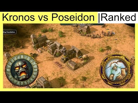 Kronos vs Poseidon | 1v1 Ranked | Age of Mythology