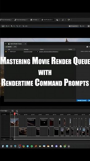 Mastering Movie Render Queue with Rendertime Command Prompts #ue5 #unrealengine5 #unrealengine