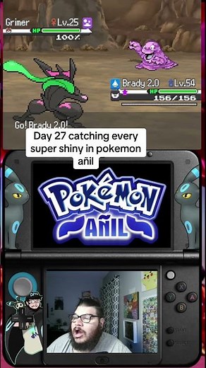 Day 27 catching every super shiny in pokemon añil #pokemon #pokémonañil