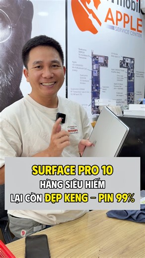 Không nói thêm nha anh chị, mẫu tablet pc này hàng lướt hay new thì cũng rất ít trên thị trường. Check thử là biết em ko nói quá. Surface Pro 10 thì thuộc hàng đỉnh nhất trong làng Tablet PC rồi, nó hiếm vì cái ngon mà ko thể tả được, ai dùng thì chỉ có dính luôn. Chip Ultra nên rất mát và tiết kiệm pin, rồi còn khoẻ nữa chứ, trong khi máy chỉ nặng 7-800 gram thôi, mỏng nhẹ như cuốn tập. #surfacepro10 #2tmobile | 2T Mobile