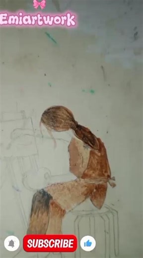 Coffee Painting Art ☕ | Painting with Coffee Colors | Creative Art Process